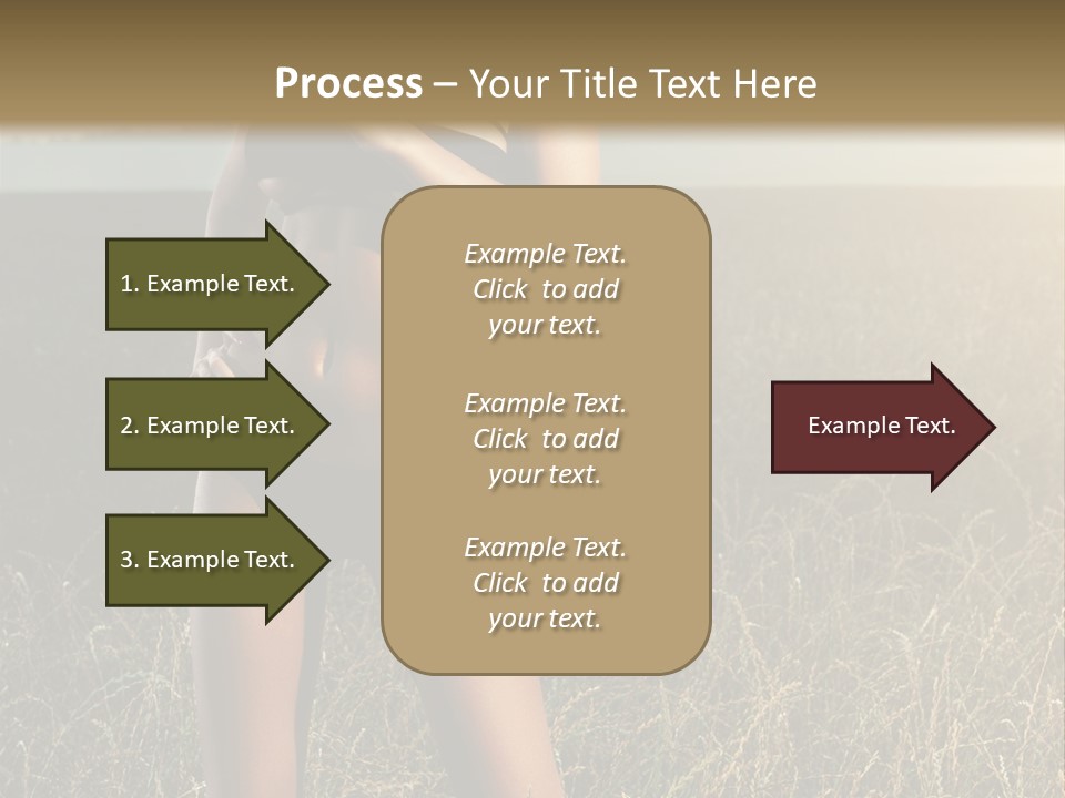 Front Babe Bludgeon PowerPoint Template