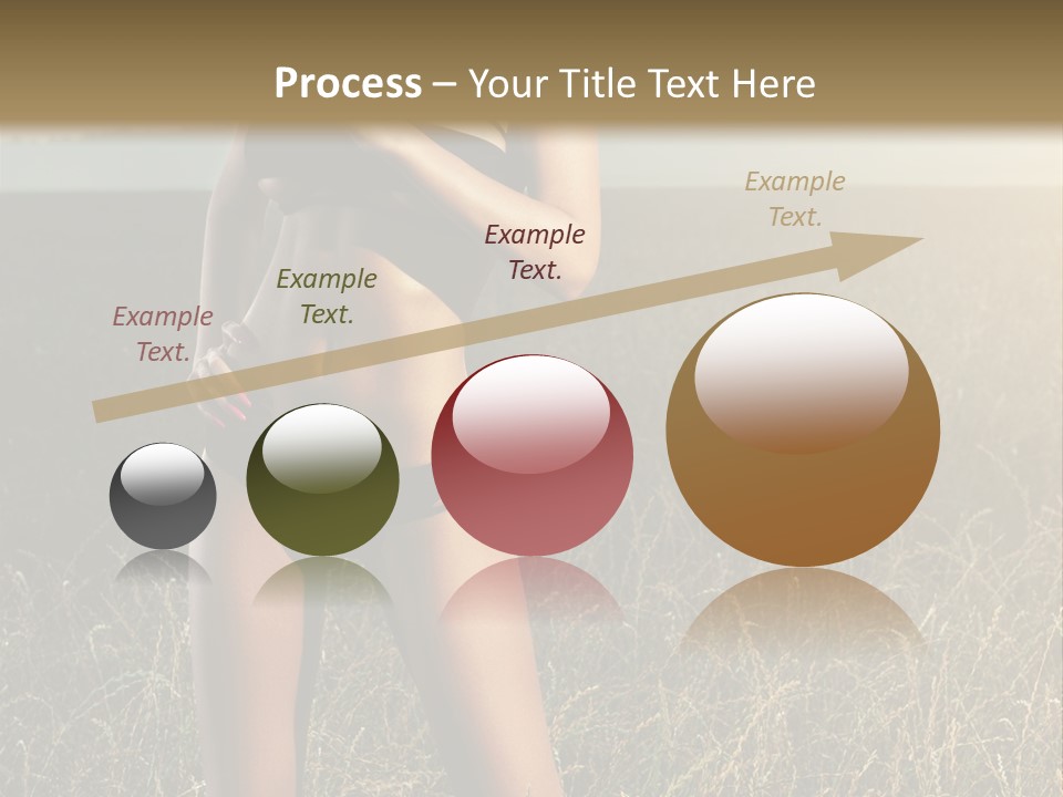 Front Babe Bludgeon PowerPoint Template