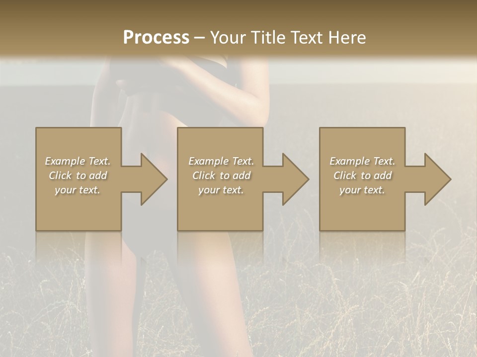 Front Babe Bludgeon PowerPoint Template