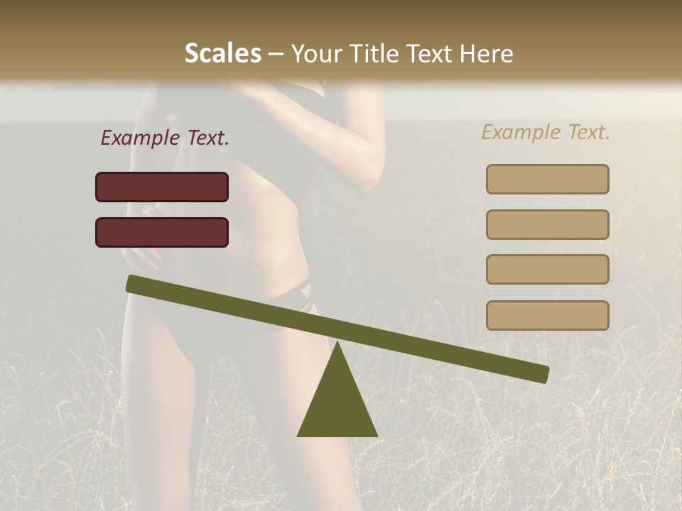 Front Babe Bludgeon PowerPoint Template