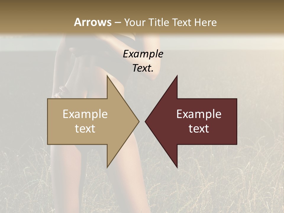 Front Babe Bludgeon PowerPoint Template