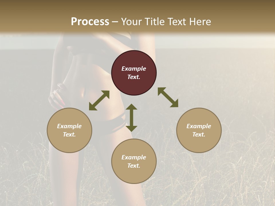 Front Babe Bludgeon PowerPoint Template