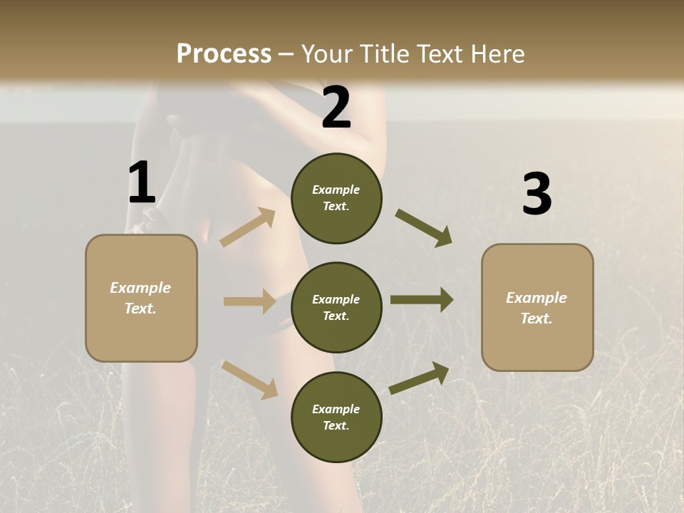 Front Babe Bludgeon PowerPoint Template