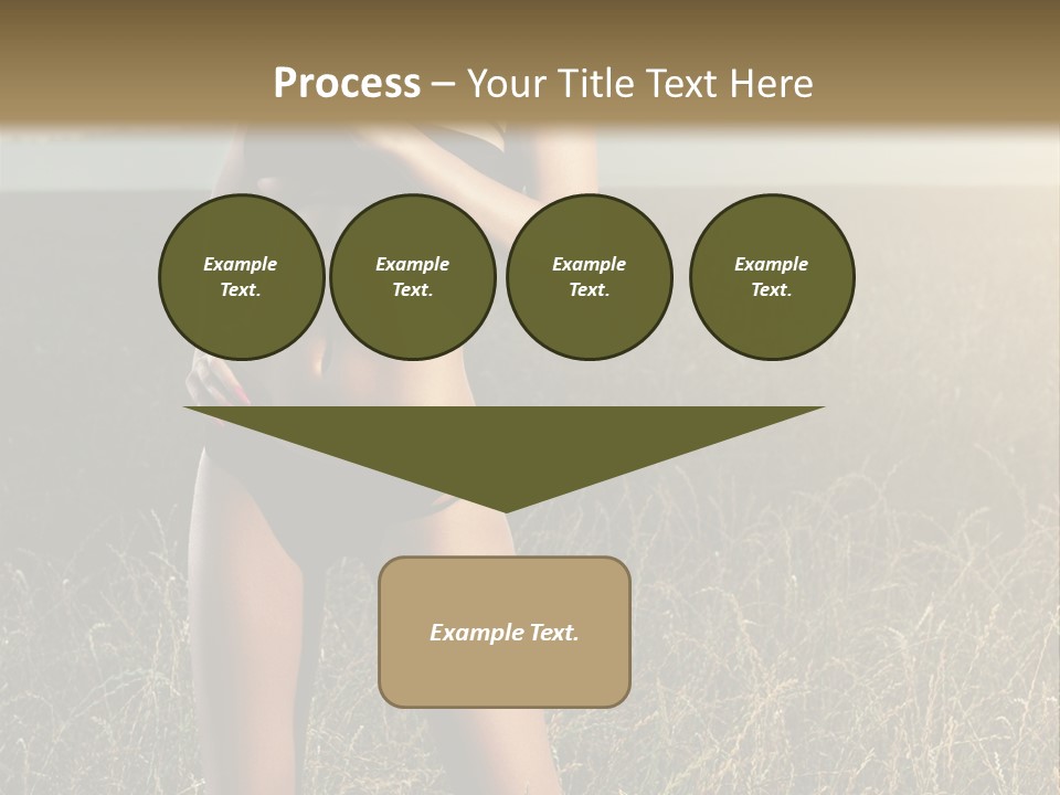 Front Babe Bludgeon PowerPoint Template