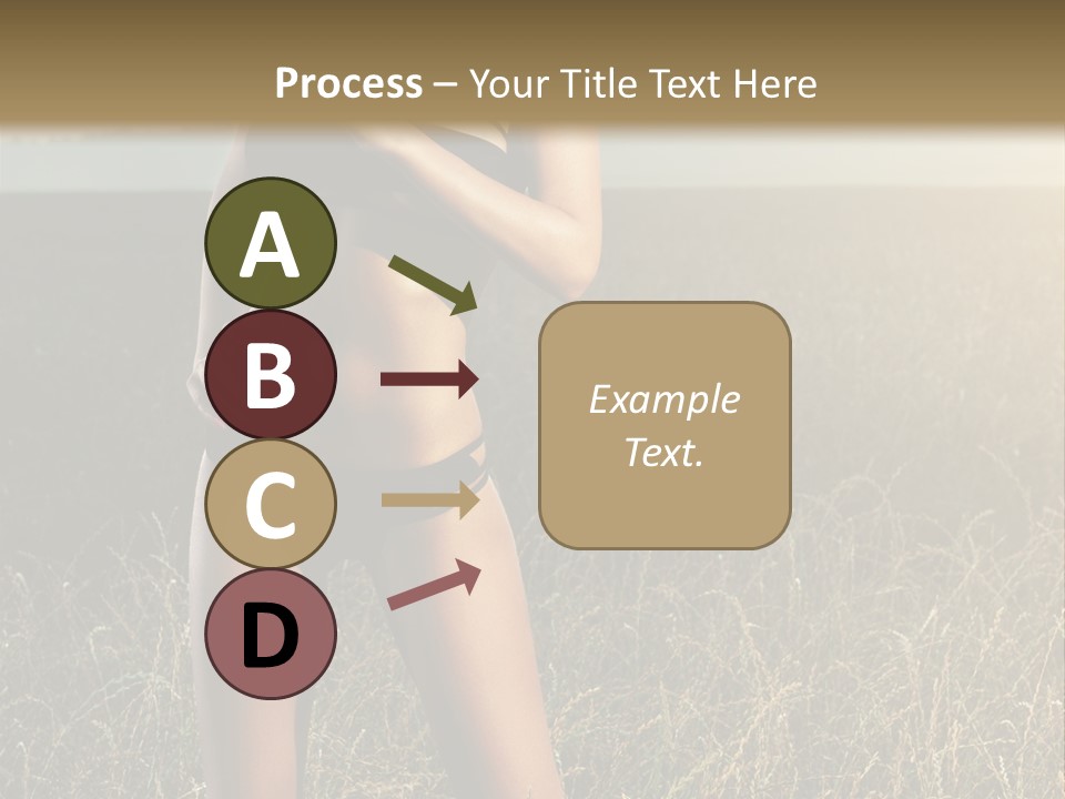Front Babe Bludgeon PowerPoint Template