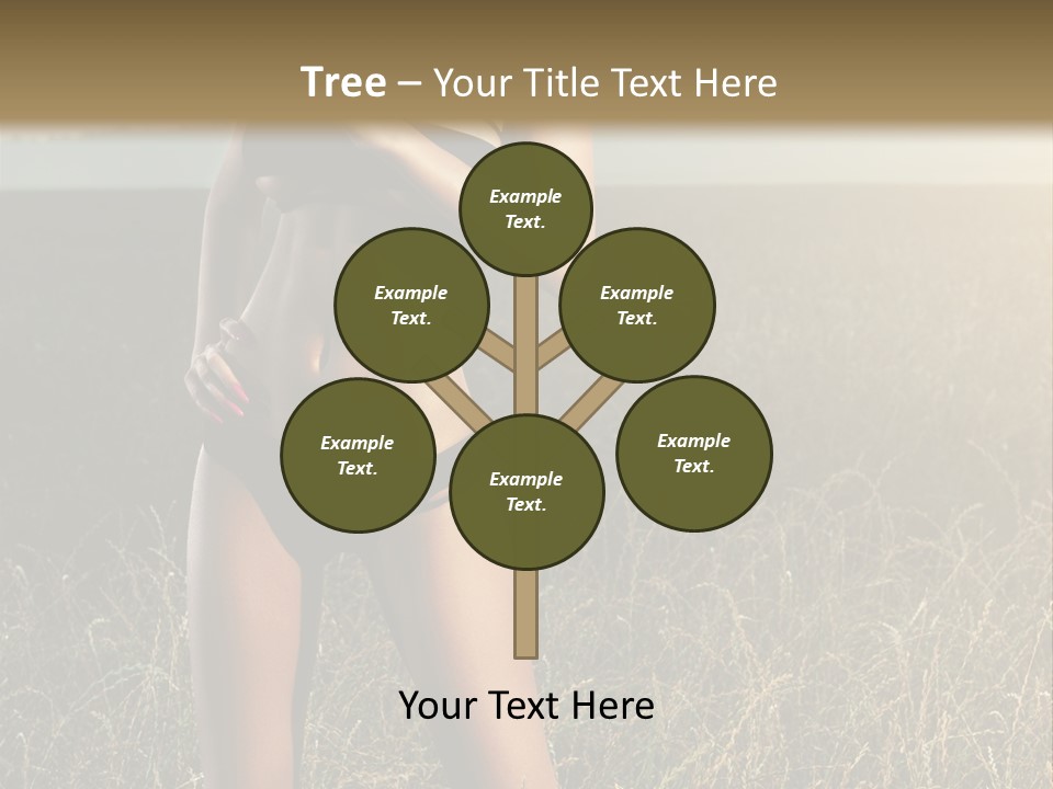 Front Babe Bludgeon PowerPoint Template