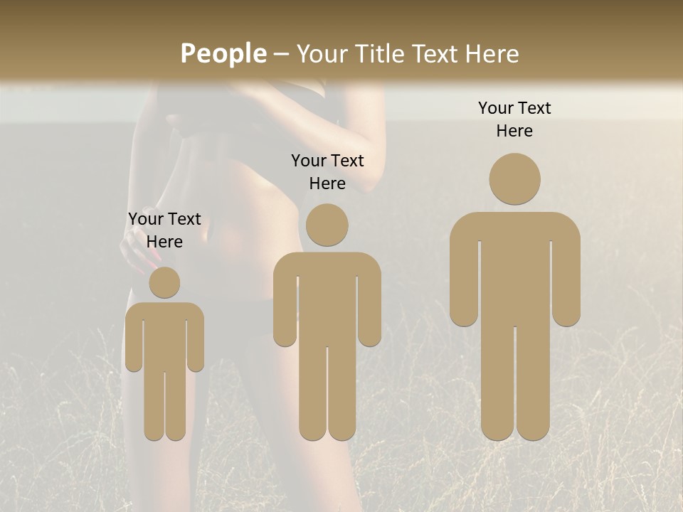 Front Babe Bludgeon PowerPoint Template