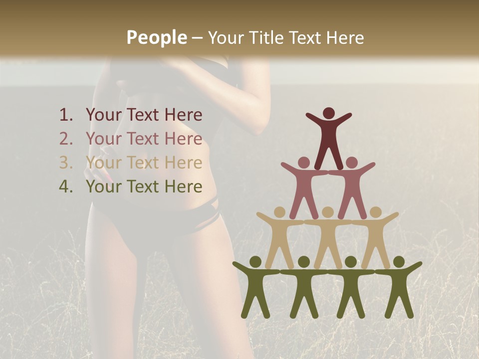 Front Babe Bludgeon PowerPoint Template