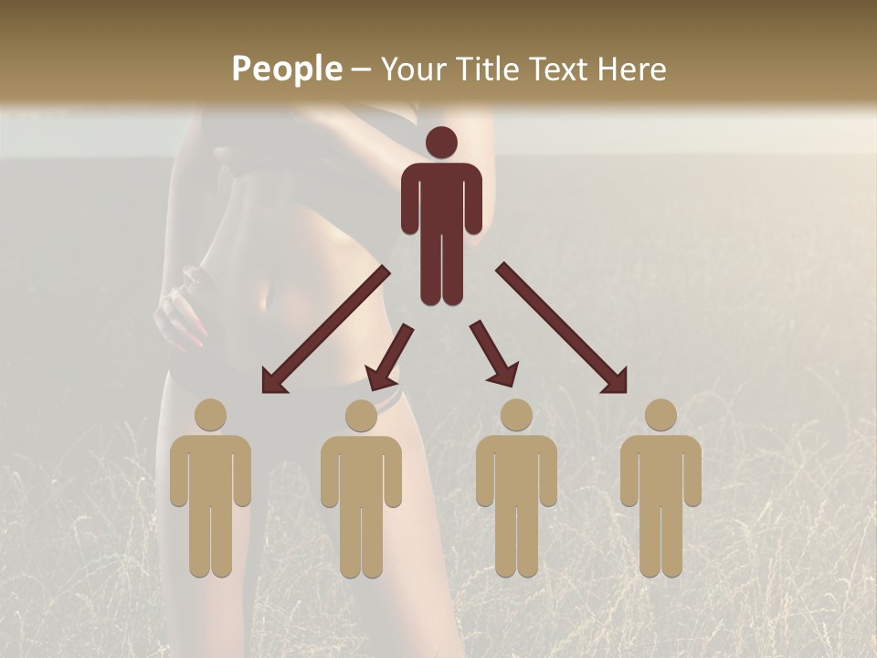 Front Babe Bludgeon PowerPoint Template