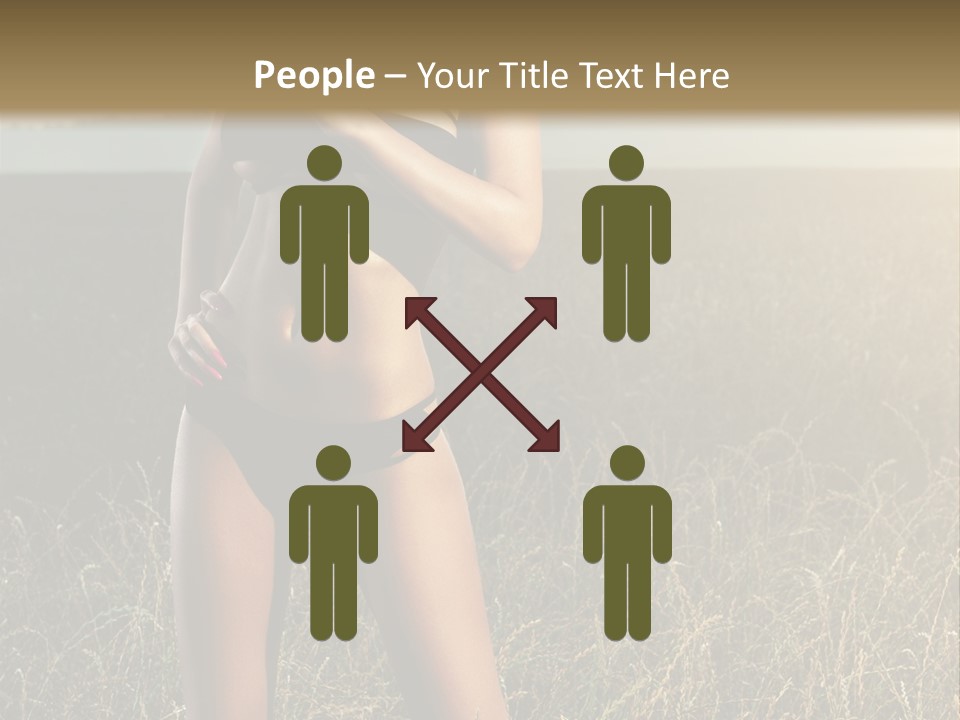 Front Babe Bludgeon PowerPoint Template