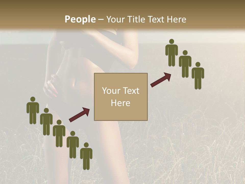 Front Babe Bludgeon PowerPoint Template