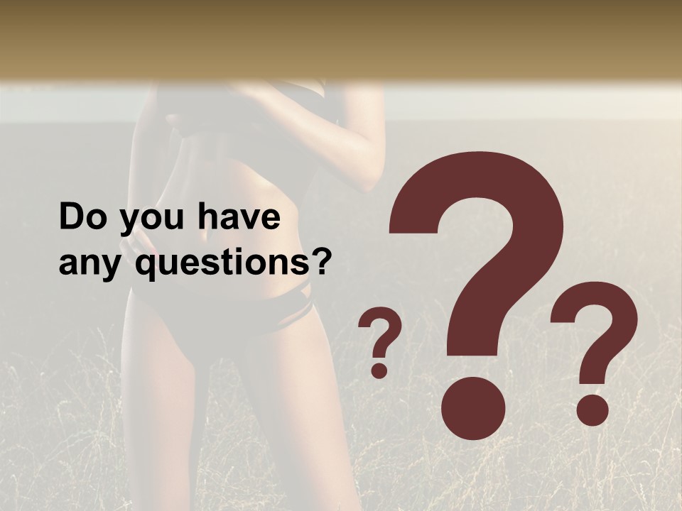 Front Babe Bludgeon PowerPoint Template