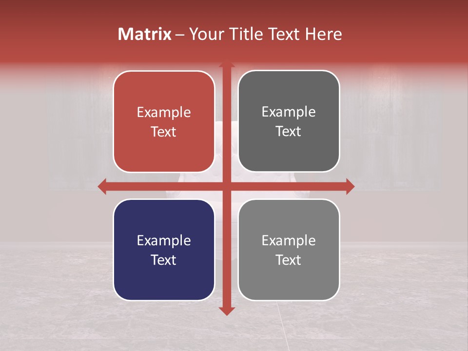 Bedroom Sofa Chairs PowerPoint Template