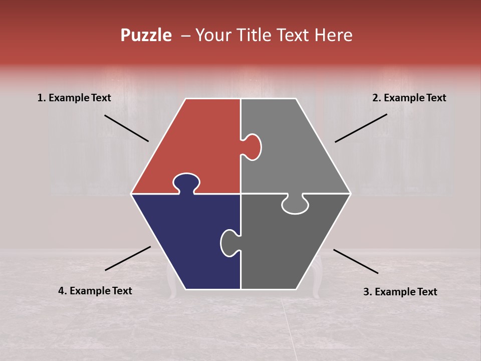 Bedroom Sofa Chairs PowerPoint Template