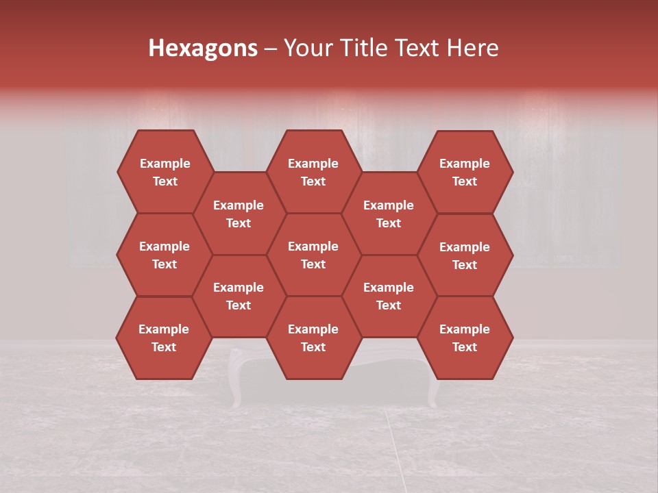 Bedroom Sofa Chairs PowerPoint Template