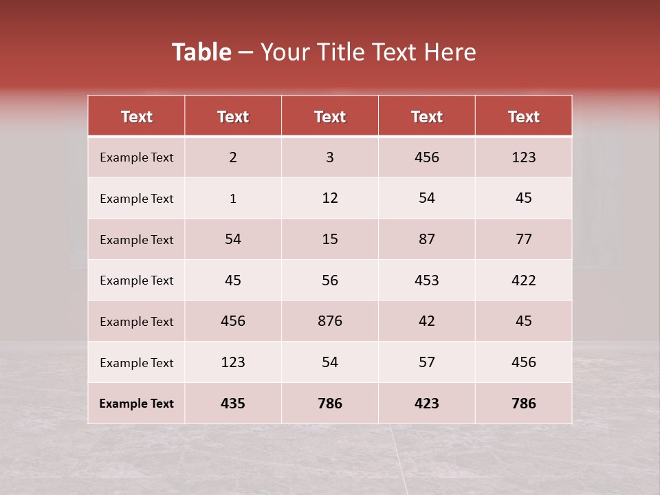 Bedroom Sofa Chairs PowerPoint Template