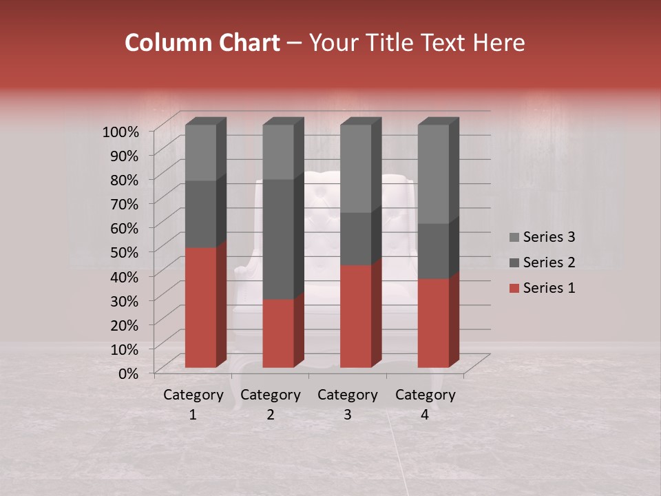 Bedroom Sofa Chairs PowerPoint Template