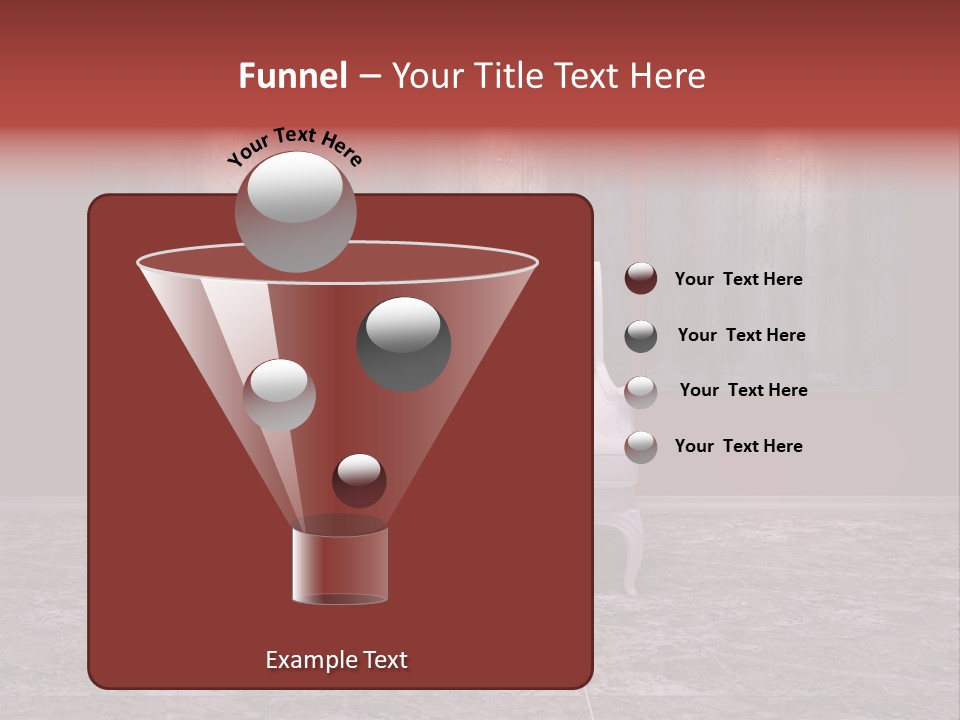 Bedroom Sofa Chairs PowerPoint Template