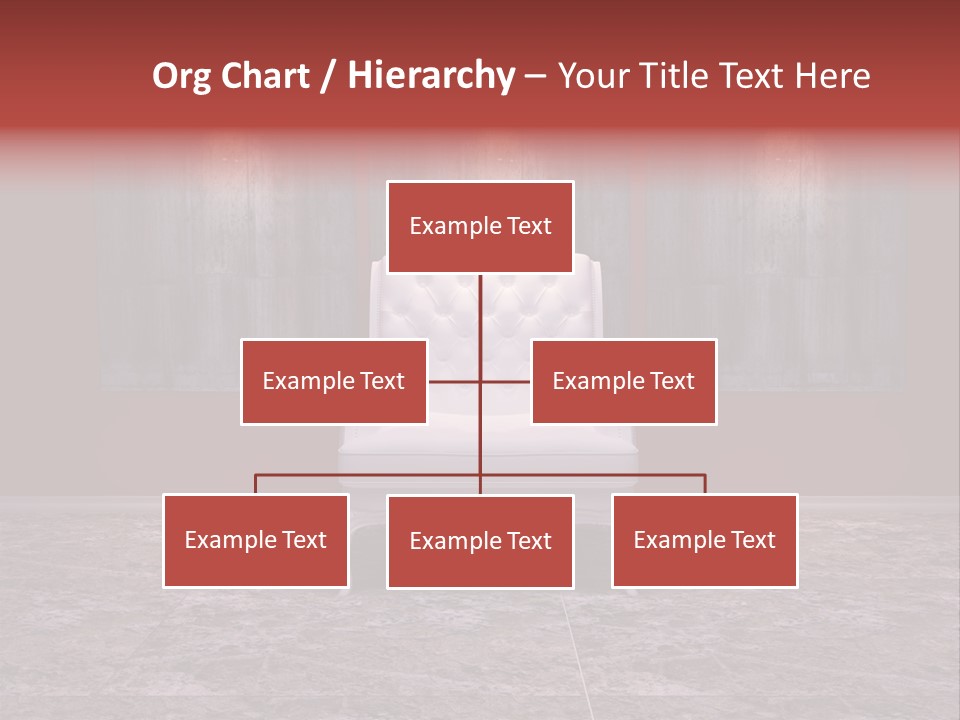 Bedroom Sofa Chairs PowerPoint Template