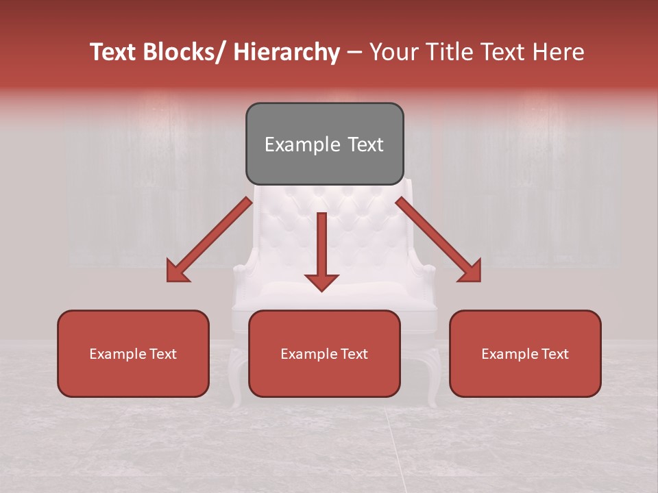 Bedroom Sofa Chairs PowerPoint Template