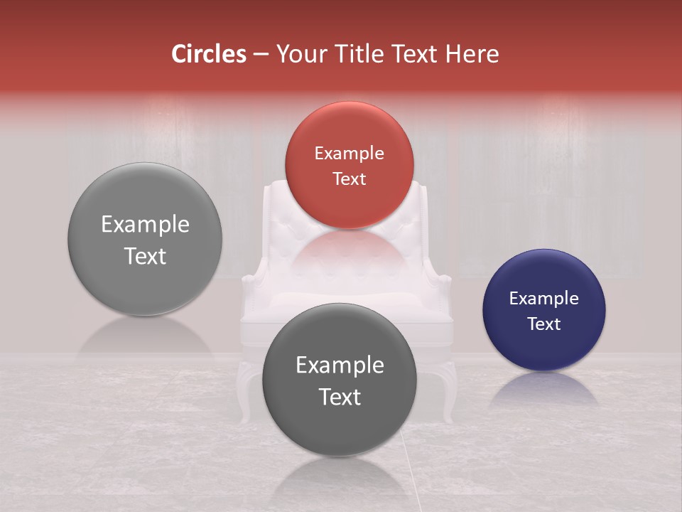 Bedroom Sofa Chairs PowerPoint Template