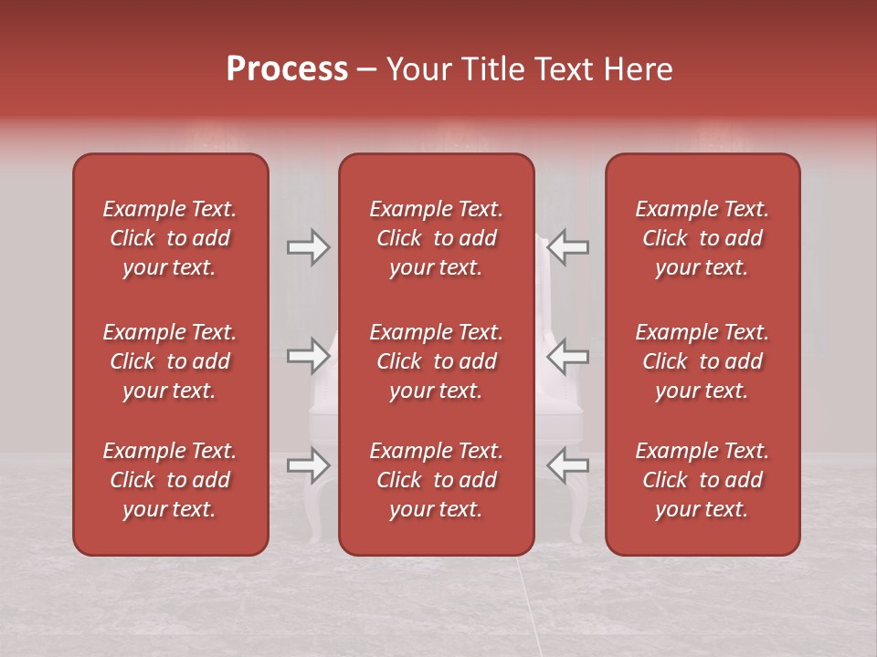 Bedroom Sofa Chairs PowerPoint Template