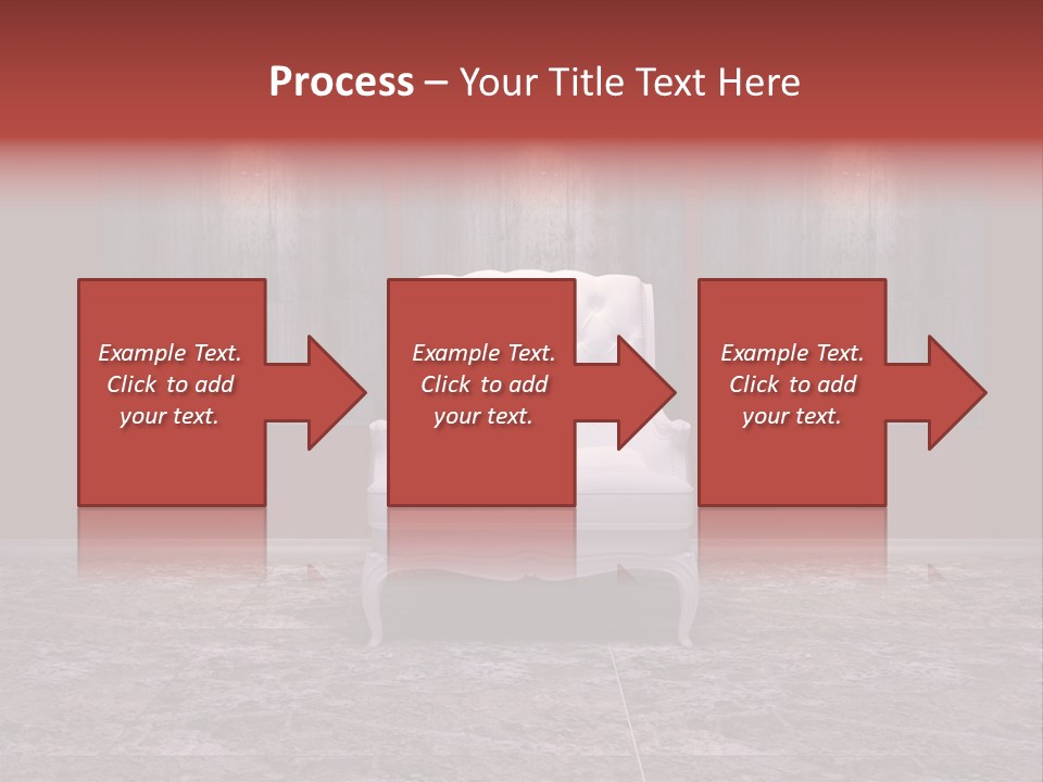 Bedroom Sofa Chairs PowerPoint Template