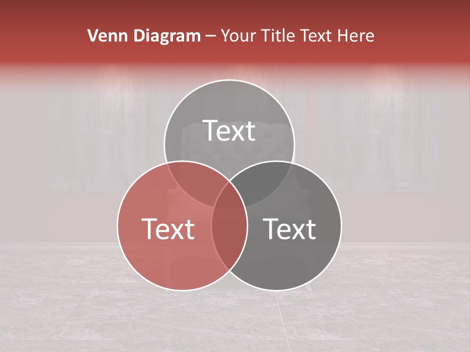 Bedroom Sofa Chairs PowerPoint Template