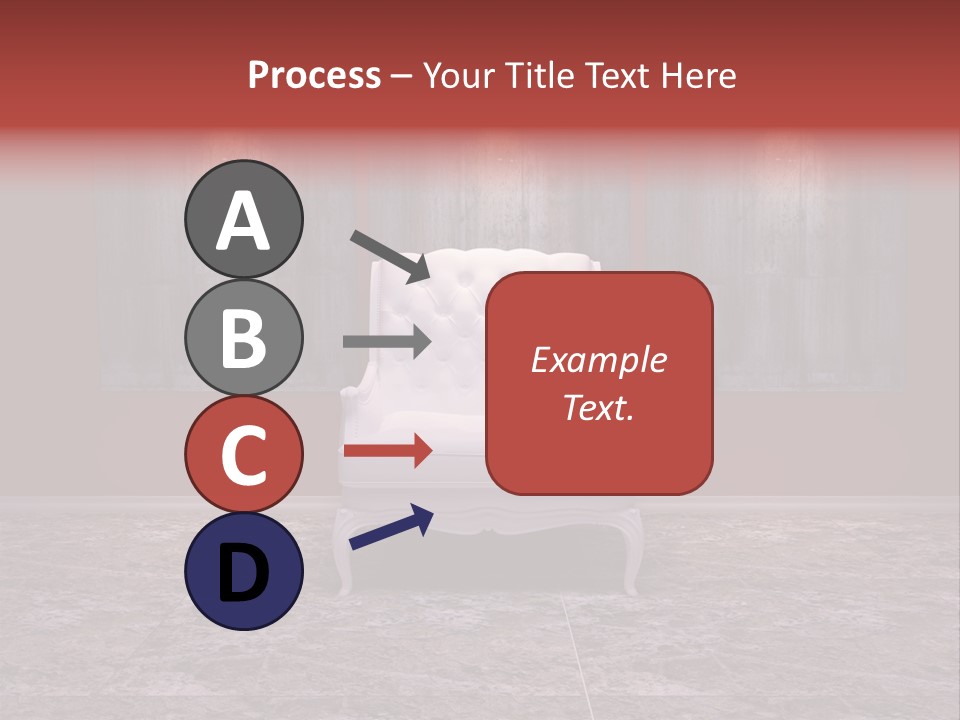 Bedroom Sofa Chairs PowerPoint Template
