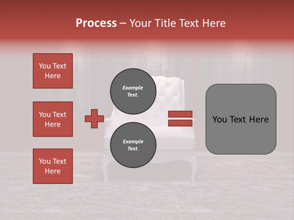 Bedroom Sofa Chairs PowerPoint Template