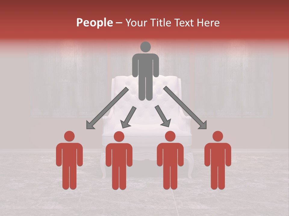 Bedroom Sofa Chairs PowerPoint Template