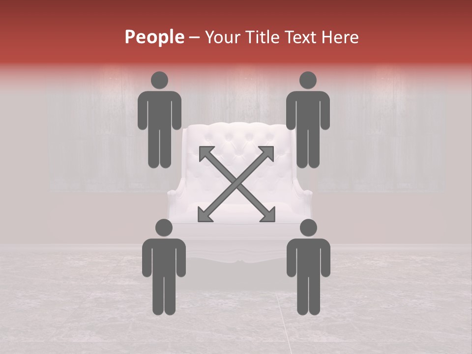 Bedroom Sofa Chairs PowerPoint Template