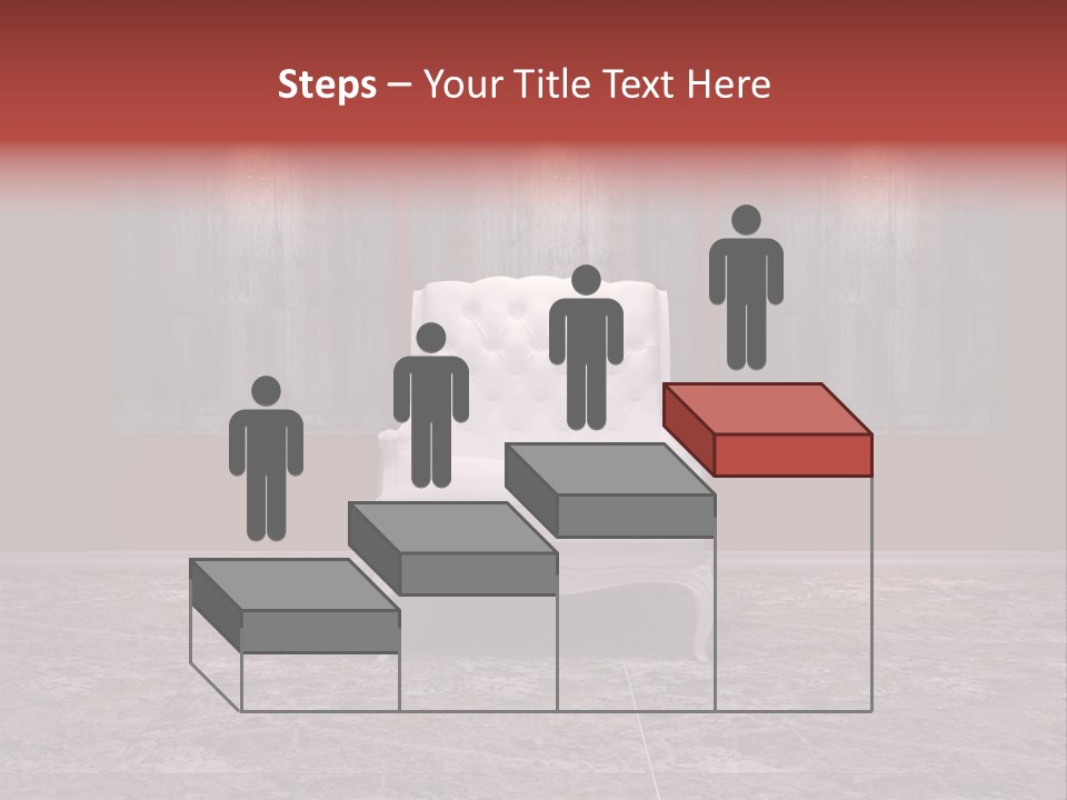 Bedroom Sofa Chairs PowerPoint Template