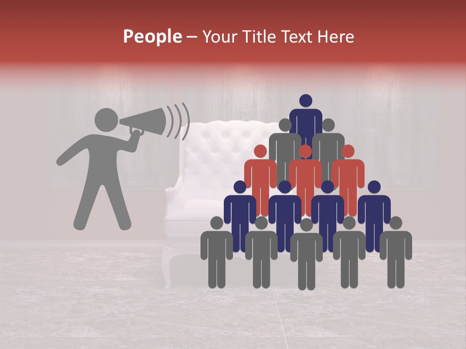 Bedroom Sofa Chairs PowerPoint Template