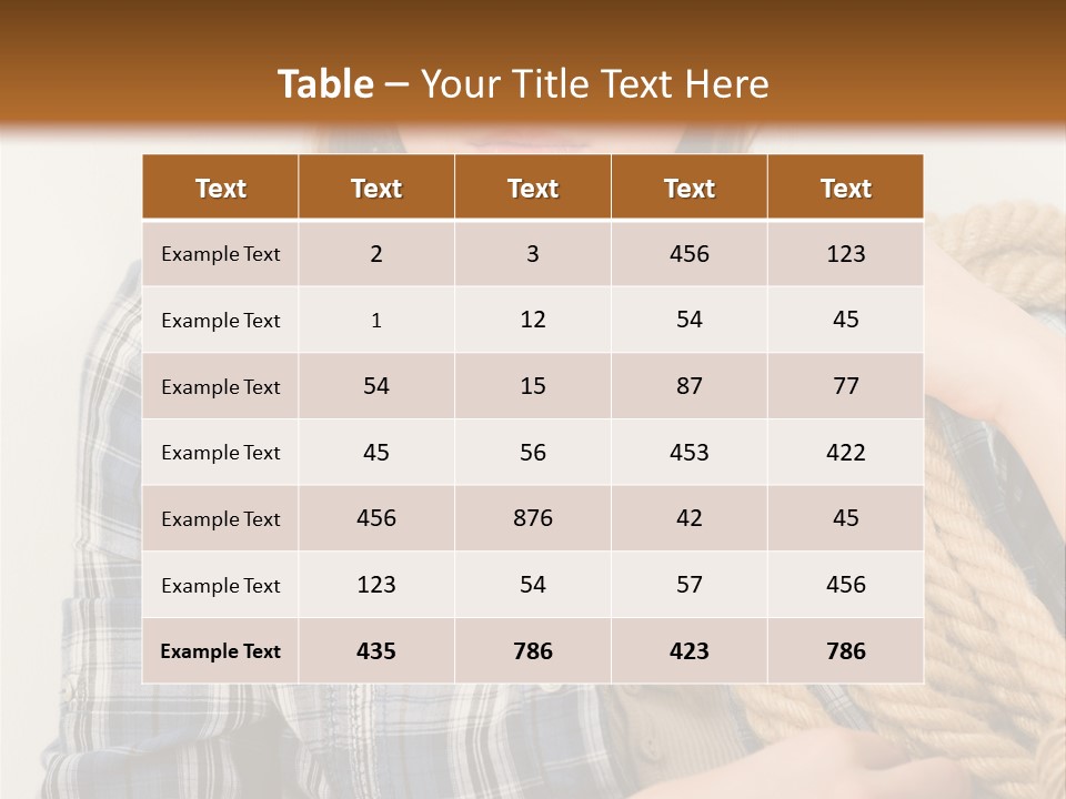 Country Fashion PowerPoint Template