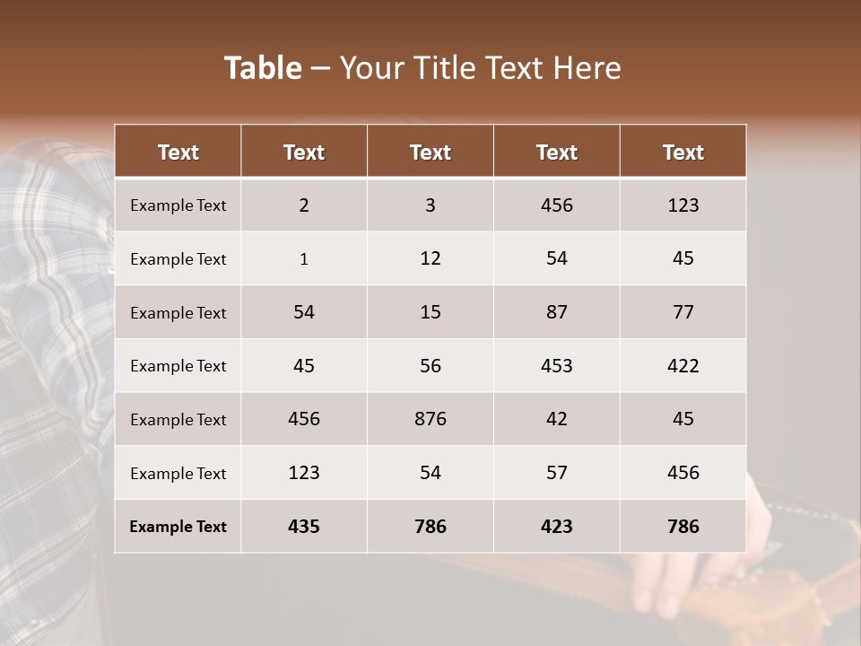 Country Fashion Style PowerPoint Template