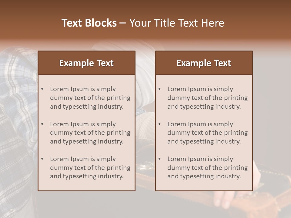 Country Fashion Style PowerPoint Template