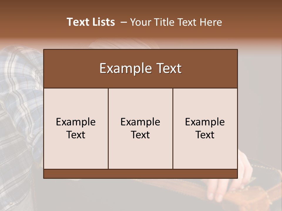 Country Fashion Style PowerPoint Template