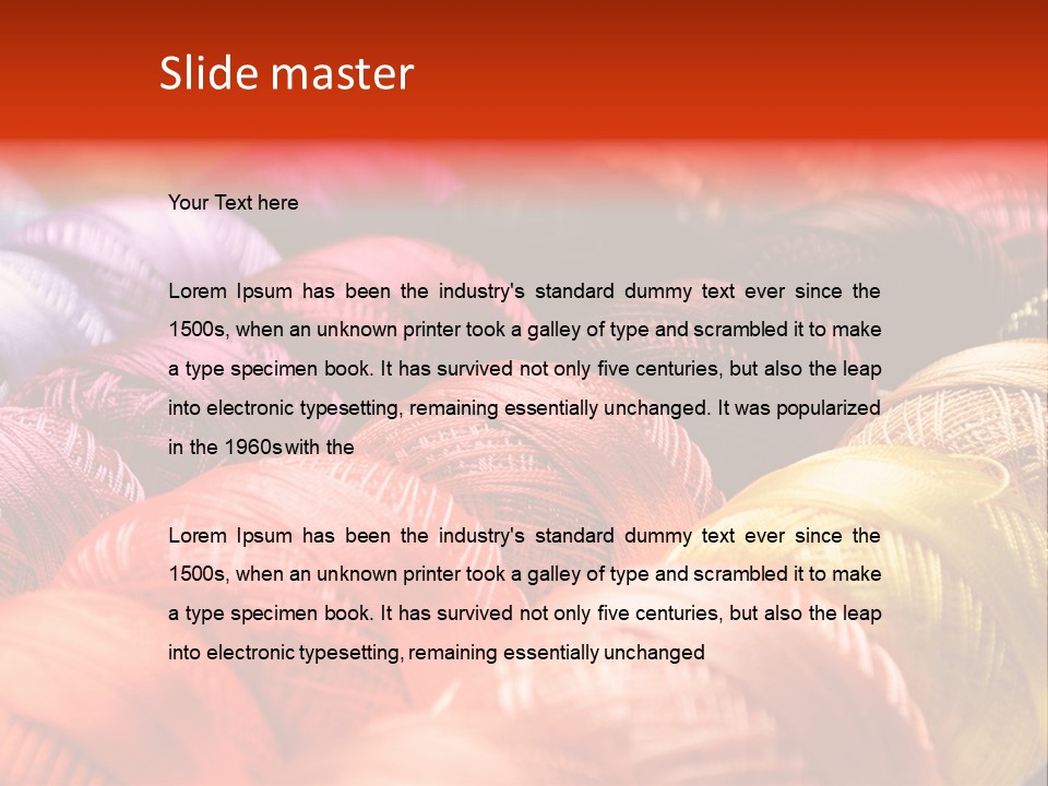 Insumos Confeccion PowerPoint Template
