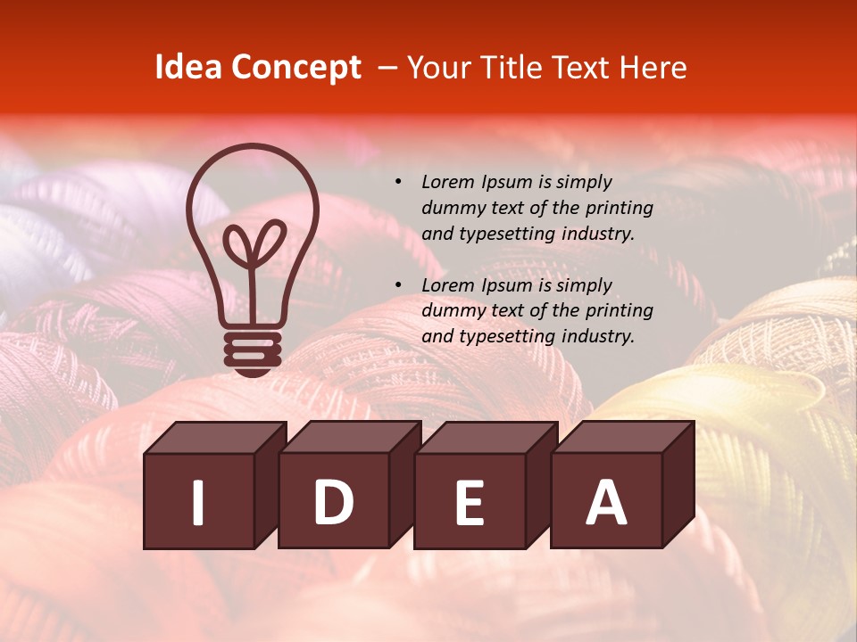 Insumos Confeccion PowerPoint Template