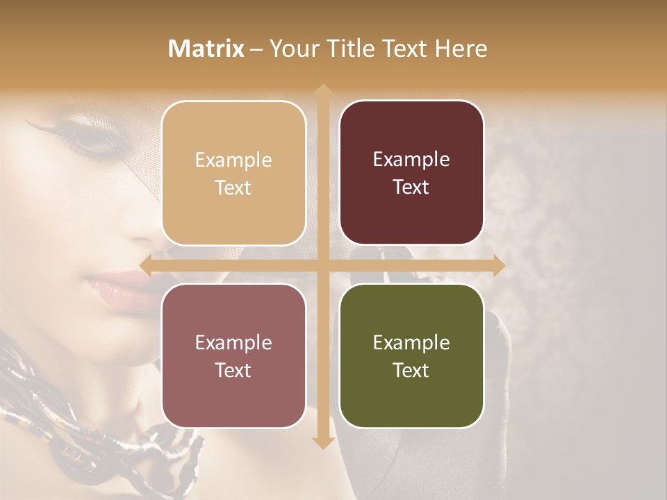 Beauty Portrait PowerPoint Template