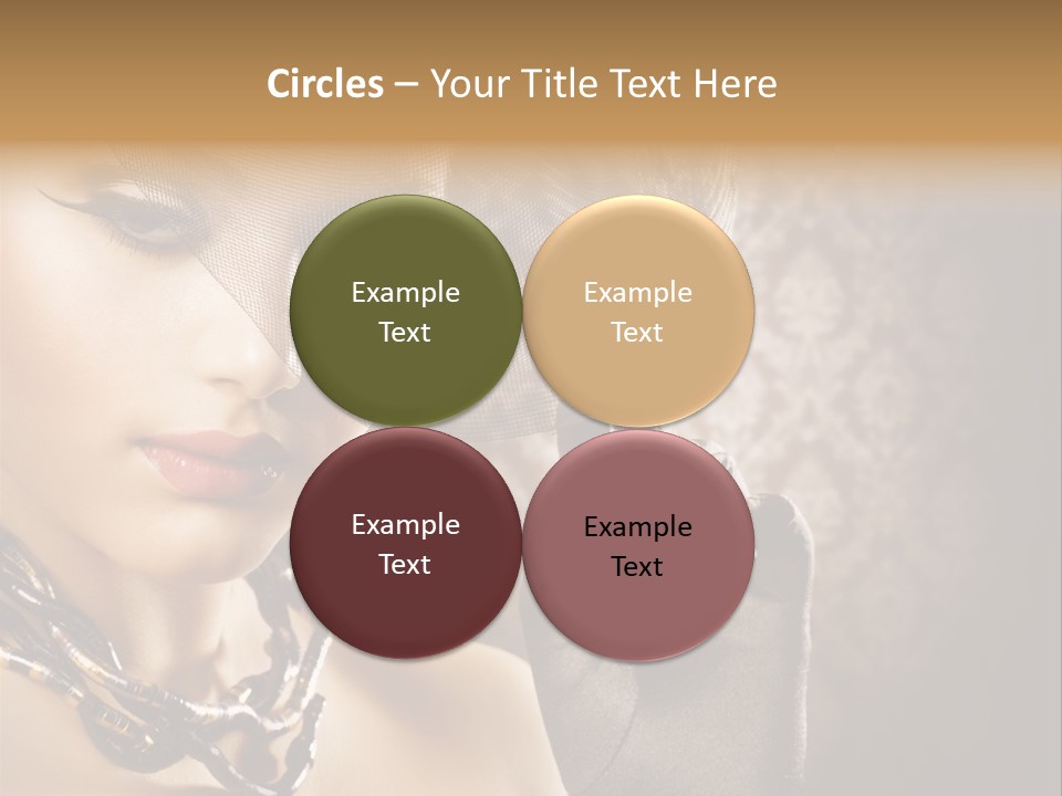 Beauty Portrait PowerPoint Template