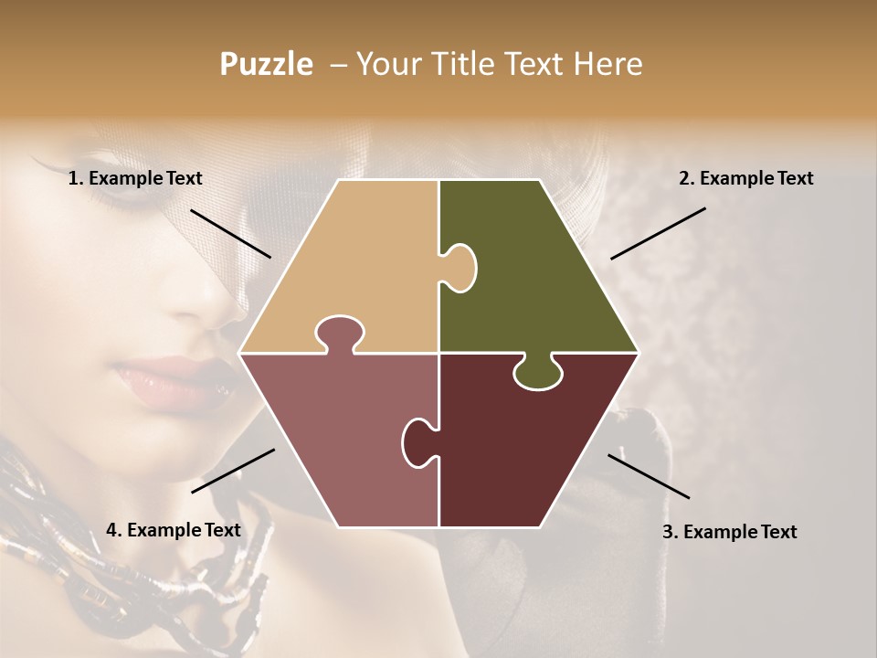 Beauty Portrait PowerPoint Template