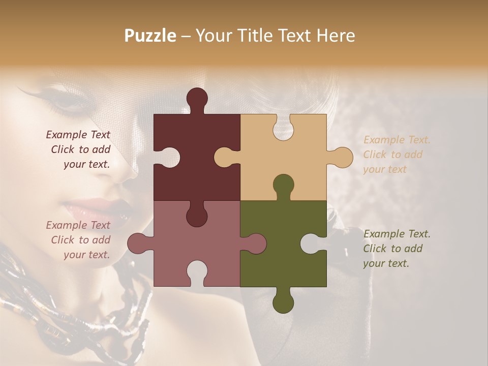 Beauty Portrait PowerPoint Template