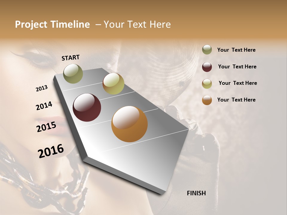 Beauty Portrait PowerPoint Template