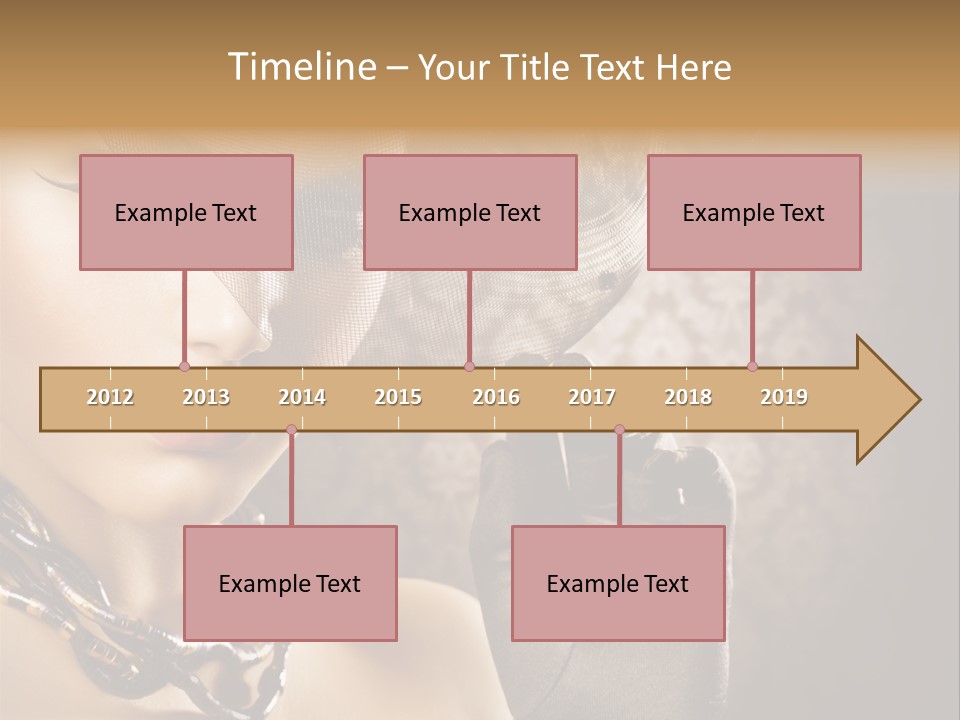 Beauty Portrait PowerPoint Template