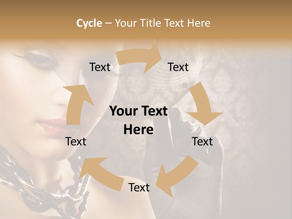 Beauty Portrait PowerPoint Template