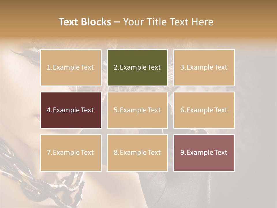 Beauty Portrait PowerPoint Template