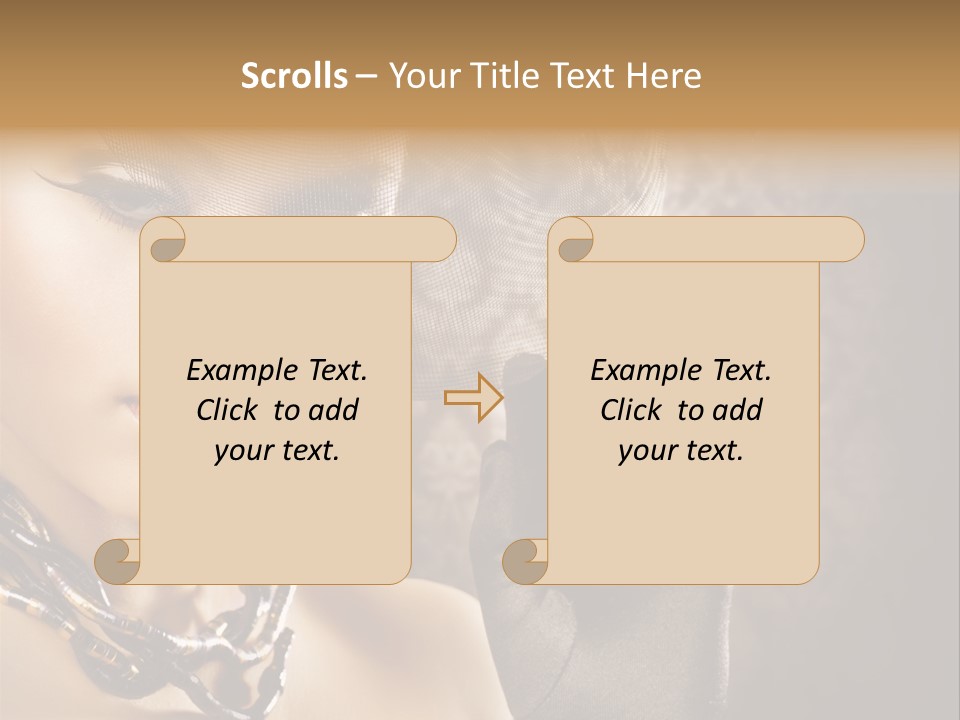 Beauty Portrait PowerPoint Template