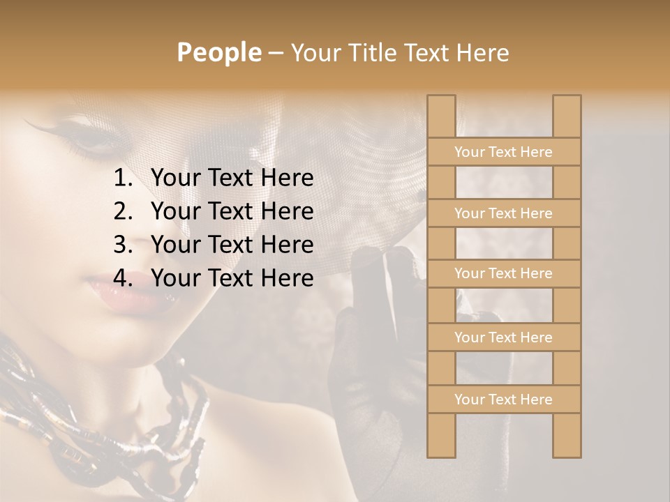 Beauty Portrait PowerPoint Template